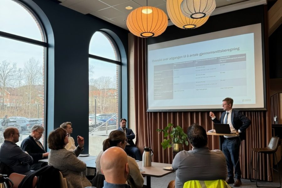 En som holder foredrag